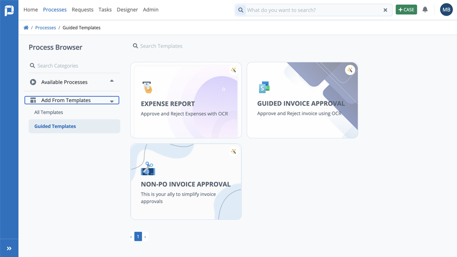 Des modèles de processus prêts à l'emploi pour vous aider à atteindre vos objectifs en matière d'automatisation des processus